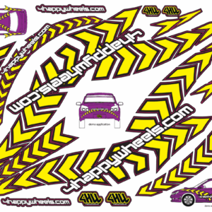 decal 4HW arrow style