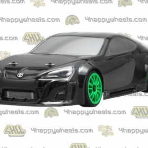 Front view of the Toyota GT 86 body shell for 1/10 RC drift