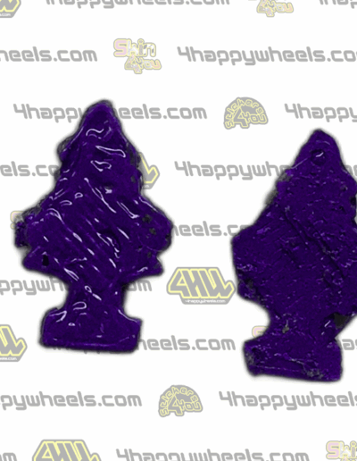 Set of 2 purple Arbre Magique miniature air fresheners for RC drift car