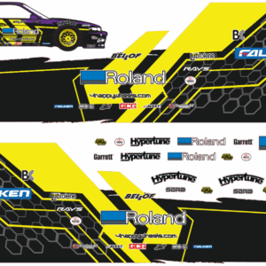 decal blackout yellow