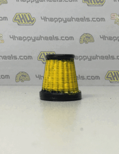 yellow1/10 scale air filter cone for RC drift cars, 13 mm tall