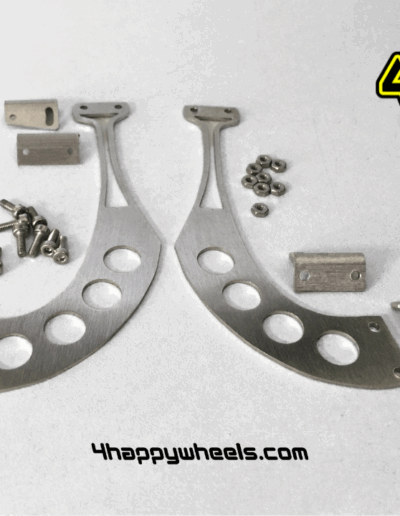 Mobile Wing Mount C-TYPE stainless steel complete with screws and nuts