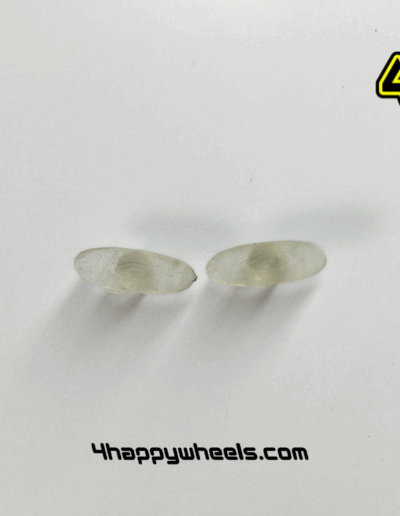 transparent oval resin shown top view for 1/10 RC drift cars