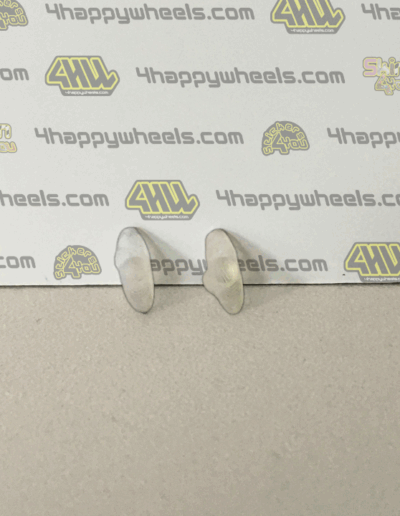 transparent oval resin indicators shown standing view for 1/10 RC drift cars