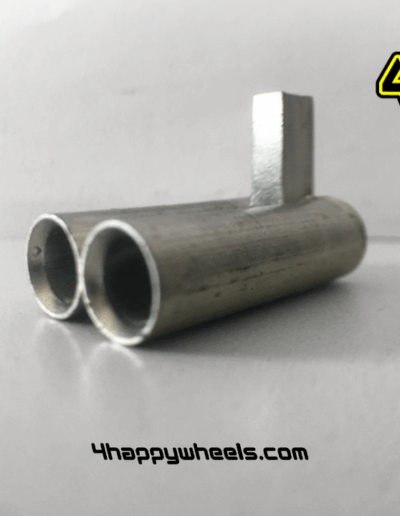 double straight cut exhaust pipes for RC drift car 1/10 scale