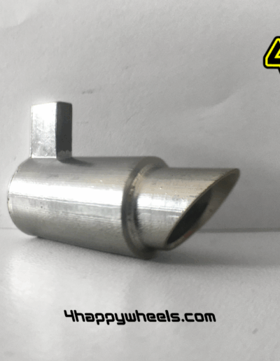 single oval cut exhaust pipe 11mm for RC drift car 1/10 scale
