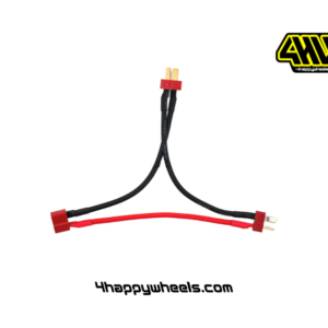 Deans T‑Plug Ultra connector with 14AWG high temperature 200° series wired cable for RC battery setups