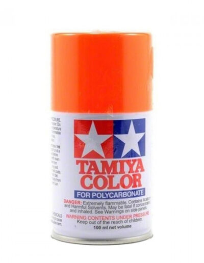 Tamiya Color PS-24 FLUORESCENT ORANGE spray for polycarbonate