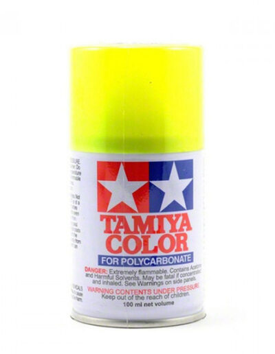 Tamiya Color PS-27 FLUORESCENT YELLOW spray for polycarbonate