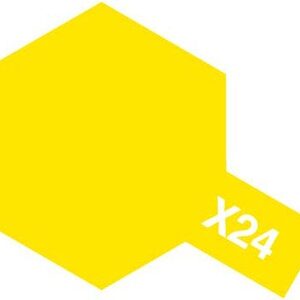 Tamiya Color Acrylic Paint Mini X-24 CLEAR YELLOW