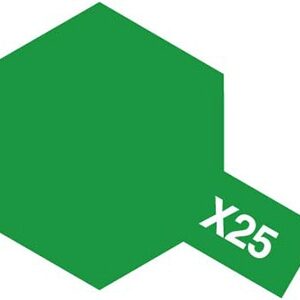 Tamiya Color Acrylic Paint Mini X-25 CLEAR GREEN