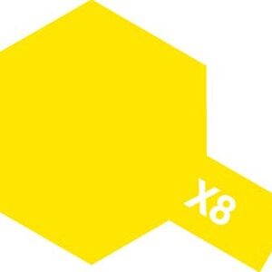 Tamiya Color Acrylic Paint Mini X-8 LEMON YELLOW