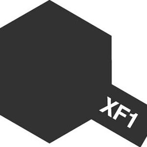 Tamiya Color Acrylic Paint Mini XF-1 FLAT BLACK