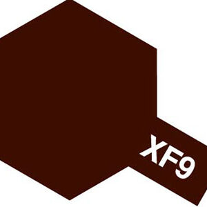 Tamiya Color Acrylic Paint Mini XF-9 HULL RED